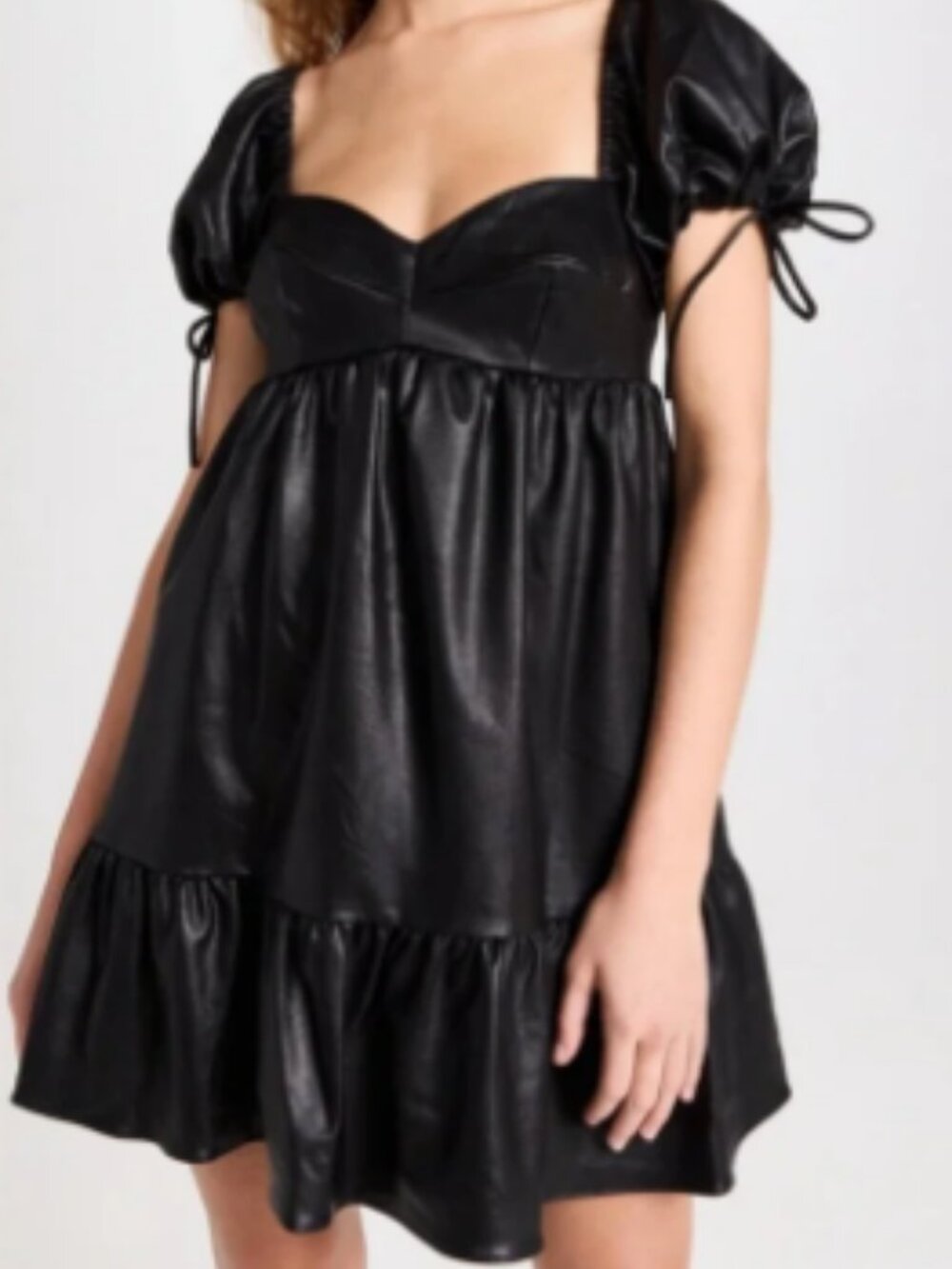 NWT Amanda Uprichard New York Black Sicily Dress Sz Lg MSRP $238